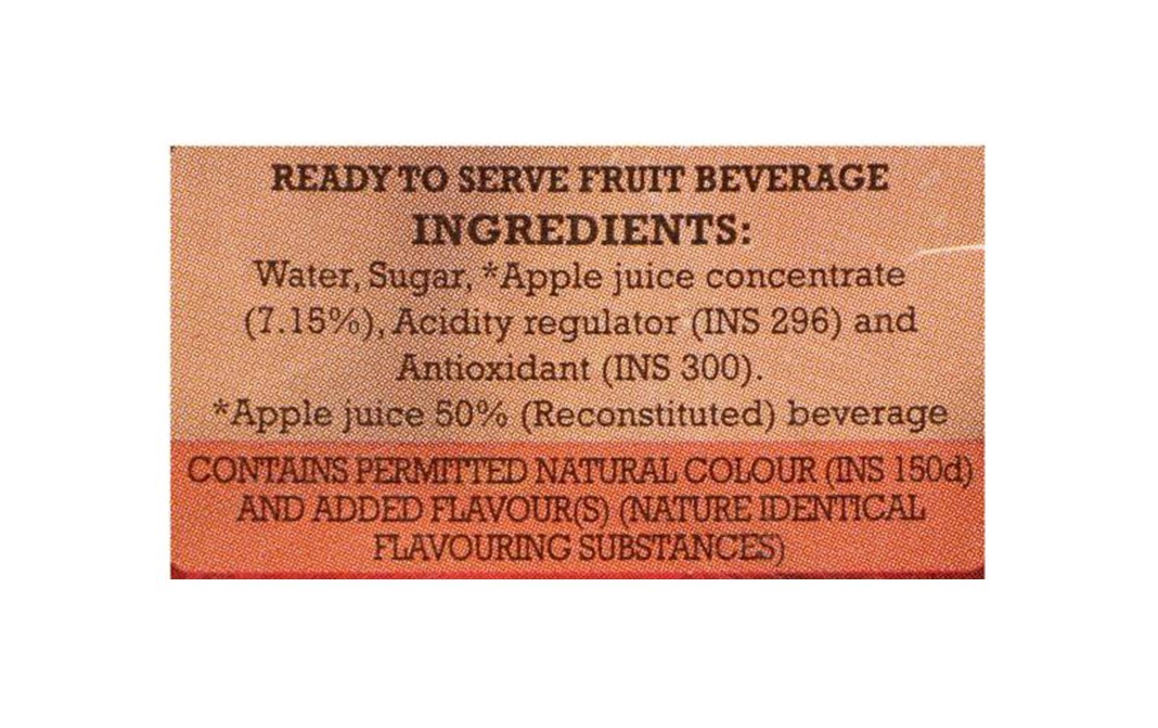 B Natural Apple Juice    Tetra Pack  1 litre